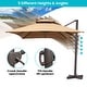 preview thumbnail 41 of 58, Pellebant 10 X 13 Feet Outdoor Cantilever Umbrella with Base