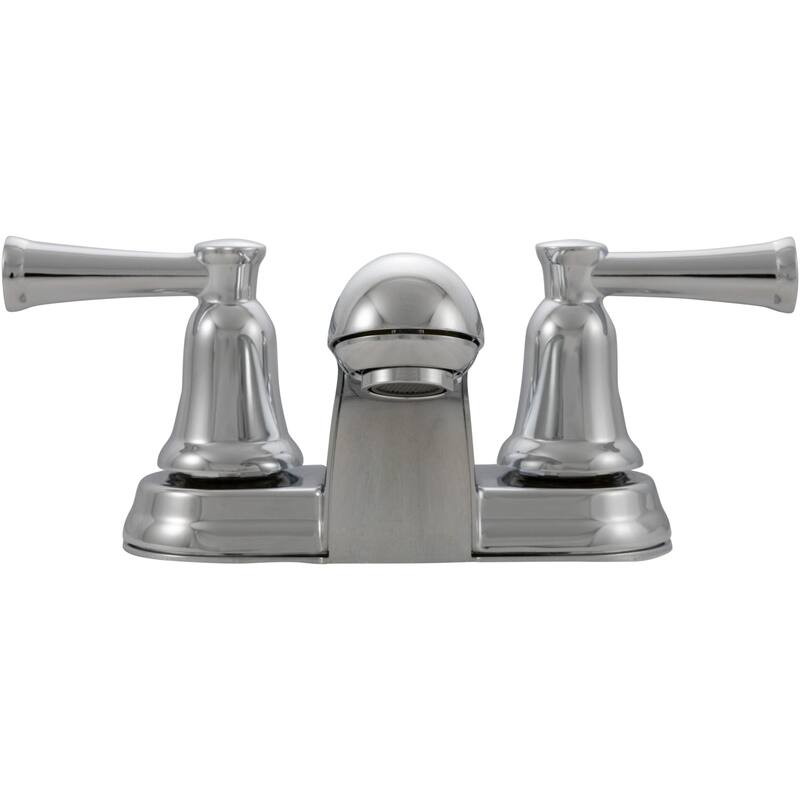 Ackland AKKFCB2HGR4206-410 FlowCurve 4" 1.2 GPM Centerset Dual Handle - Chrome