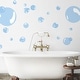 preview thumbnail 2 of 3, RoomMates Blue Bubbles Wall Decals