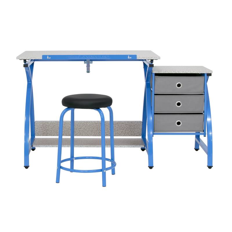 Studio Designs 2-Piece Comet Plus Drafting Table and Stool Set