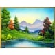 preview thumbnail 1 of 2, Bob Ross Trapper's Cabin Nature Puzzle