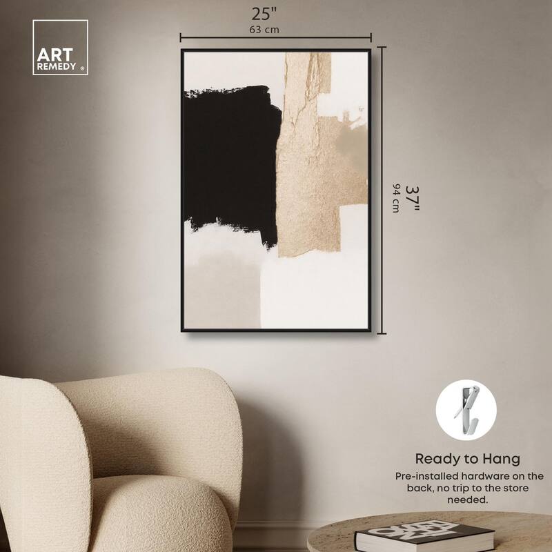 Earth and Ink II Canvas by Art Remedy