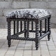 preview thumbnail 5 of 5, Uttermost Rancho Faux Cow Hide Small Bench