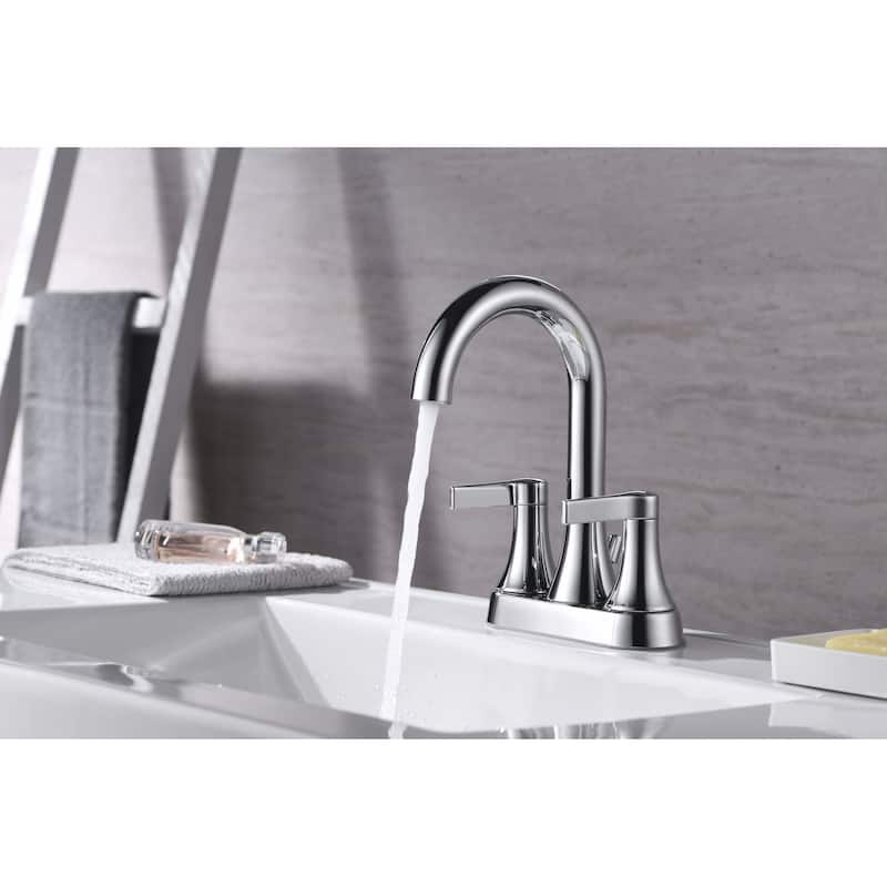 Ultra Faucets Nita Collection Two-Handle 4" Centerset Lavatory Faucett