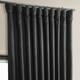 Exclusive Fabrics Faux Linen Extra Wide Room Darkening Curtain Panel