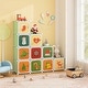 preview thumbnail 14 of 19, Costway 12-Cube Kids Wardrobe Baby Dresser Bedroom Armoire Clothes