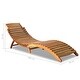 vidaXL Sun Lounger Solid Acacia Wood - 74.8" x 23.6" x 20.1" - Thumbnail 4