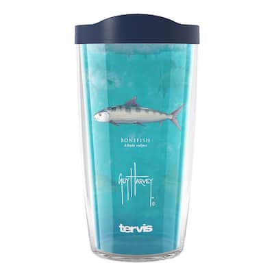Tervis Guy Harvey Charts Made in USA Double Walled Insulated Travel Tumbler, Classic