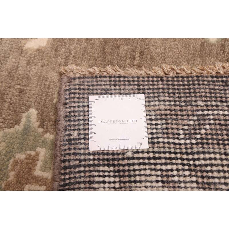 ECARPETGALLERY Hand-knotted Jules Serapi Brown, Taupe Wool Rug - 8'0 x 10'0