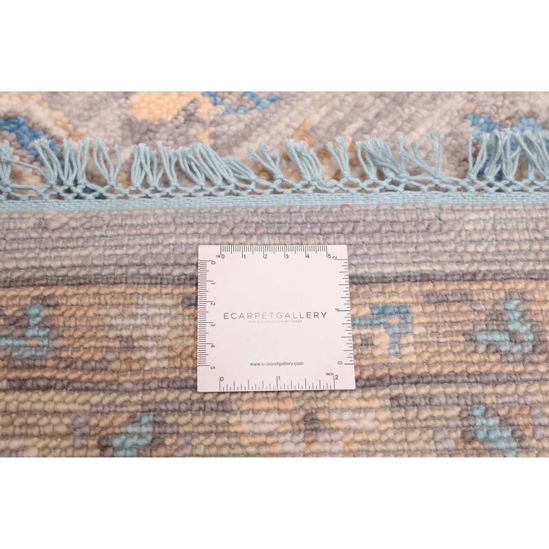 ECARPETGALLERY Hand-knotted Jules Serapi Grey Wool Rug - 9'1 x 11'9