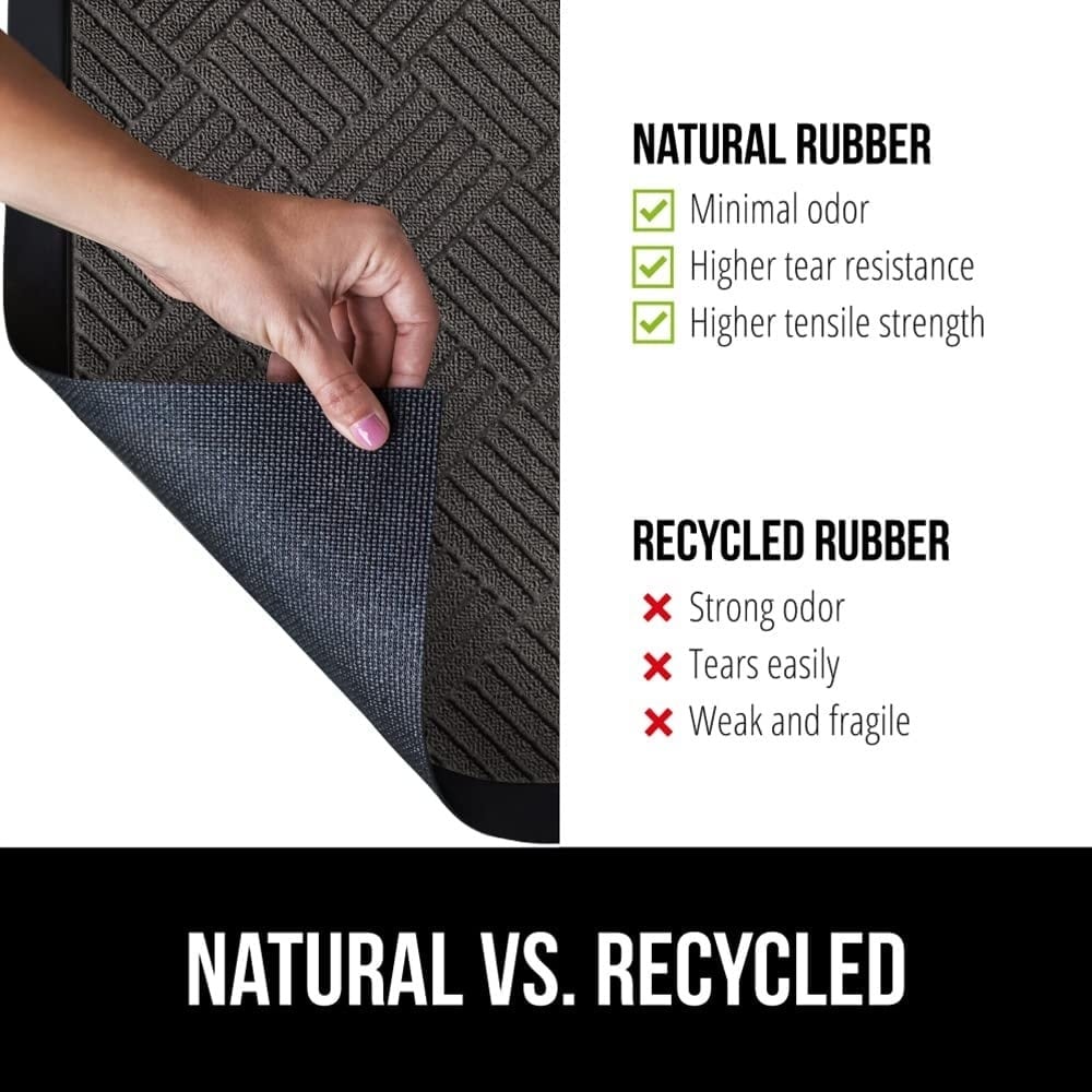 Muddy Mat AS-SEEN-ON-TV Highly Absorbent Microfiber Door Mat and Pet Rug,  Non Slip Thick Washable Area and Bath Mat Soft Chenille for Kitchen  Bathroom Bedroom Indoor and Outdoor - Red Small 28X18 