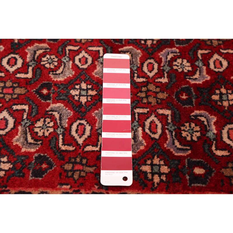 ECARPETGALLERY Hand-knotted Andelz Red Wool Rug - 4'6 x 6'7