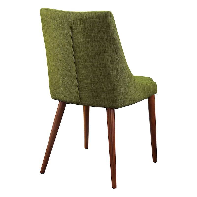 Palmer Mid-Century Modern Fabric Dining Chair in 2 Pack