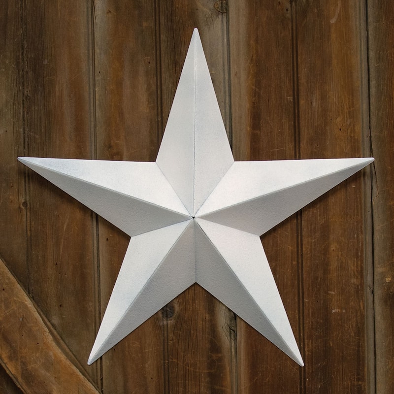 Farmhouse White Barn Star 18"
