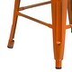 preview thumbnail 12 of 64, Backless Distressed Metal Indoor/Outdoor Counter Height Stool