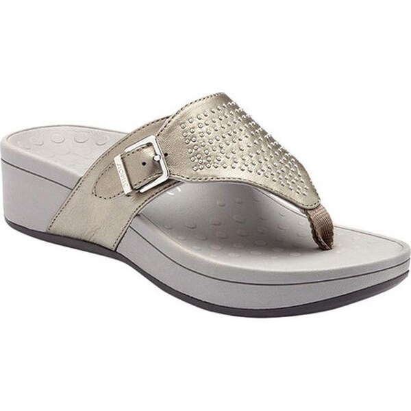 vionic pewter sandals