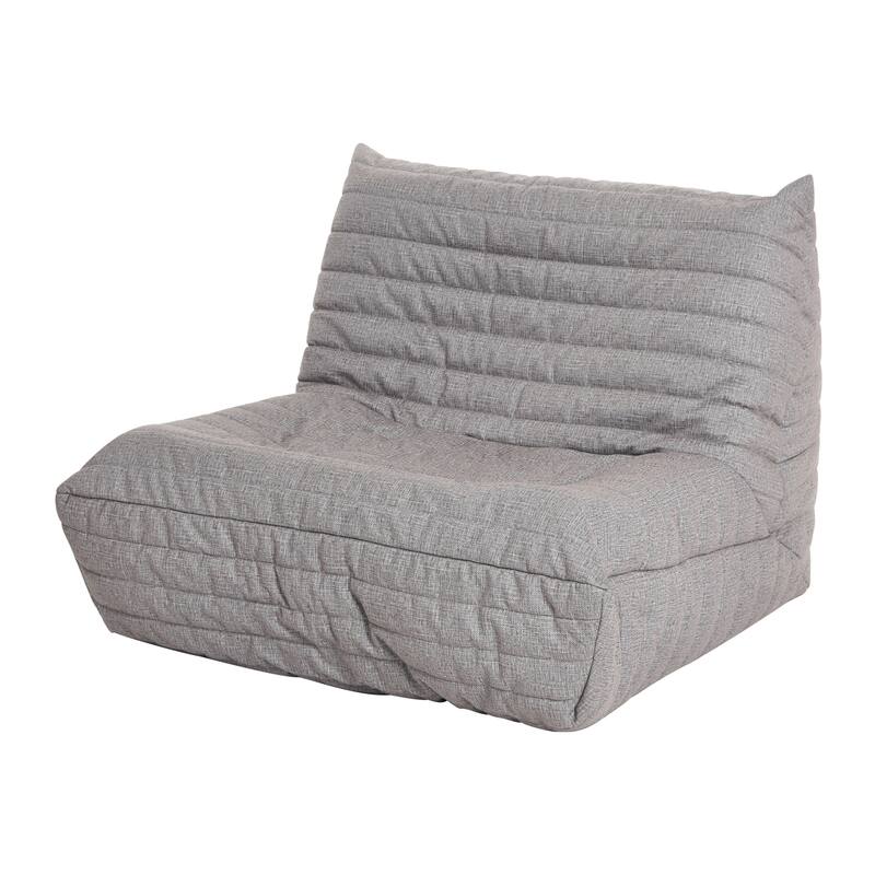 LoBoh Premium Foam Filled One Seater Accent Chair - Grey