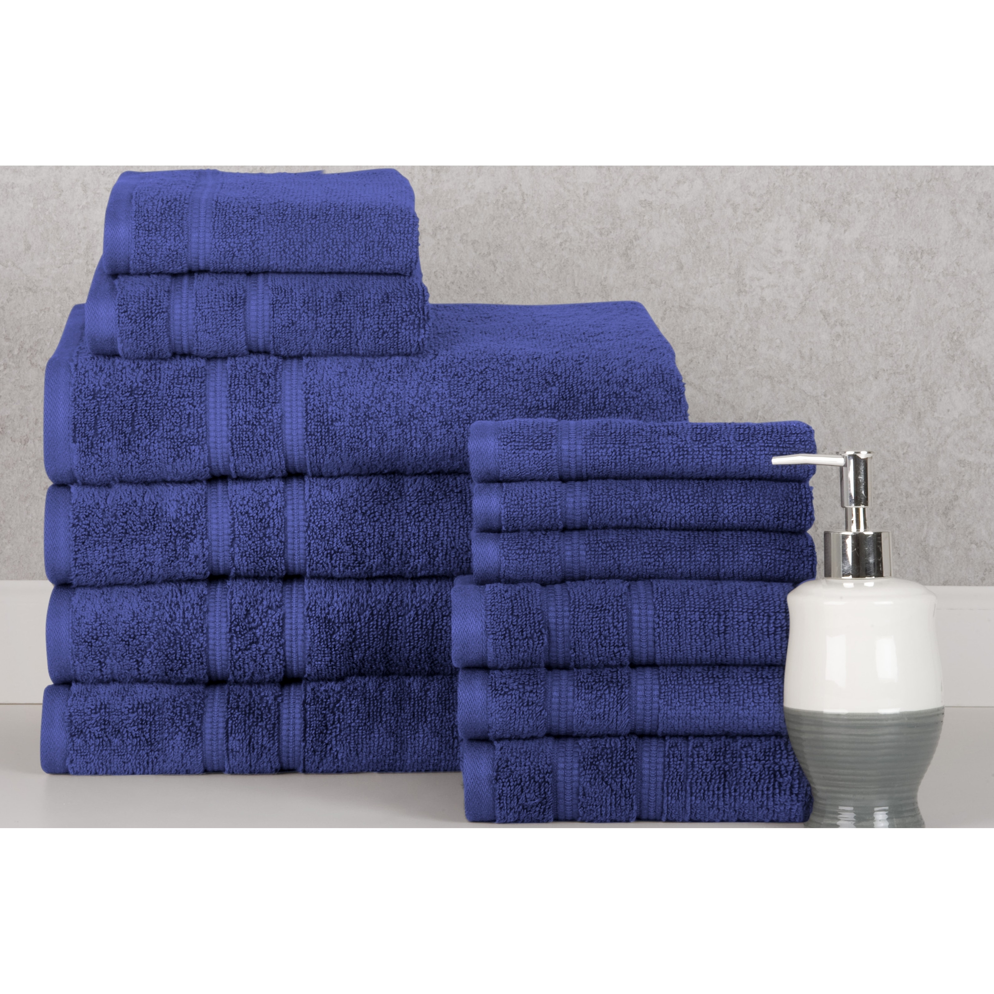 Bibb Home 12 Piece Zero Twist Egyptian Cotton Towel Set On Sale Bed Bath Beyond 36108378