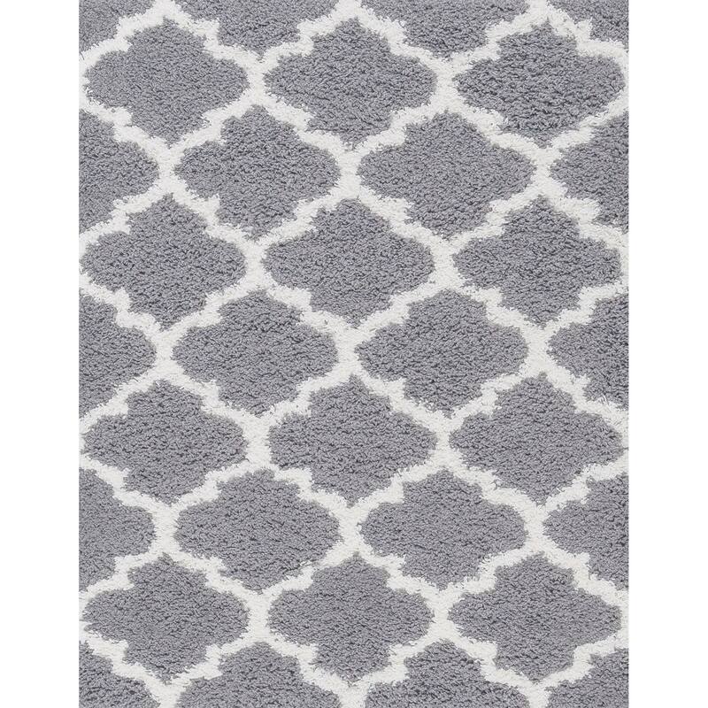 Joy Shag Moroccan Geometric Indoor Area Rug