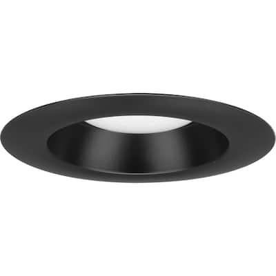 Intrinsic Collection 6 " 5-CCT Black LED Eyeball Trim for Recessed Housings - 7.727 in x 7.727 in x 3.94 in