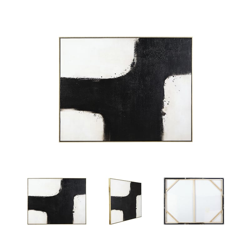 Ashley Furniture Reighlea Black/White Wall Art