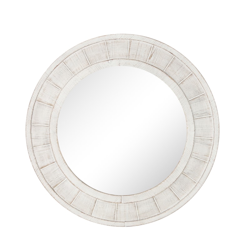 Sagebrook Home Decorative Wall Mirror with Wood Frame for Entryway, Bedroom, Living Room or Bathroom