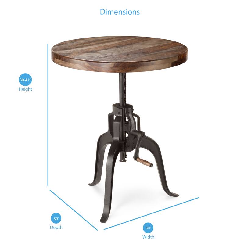 Steve Silver Seoni Adjustable 3-Piece Pub Set