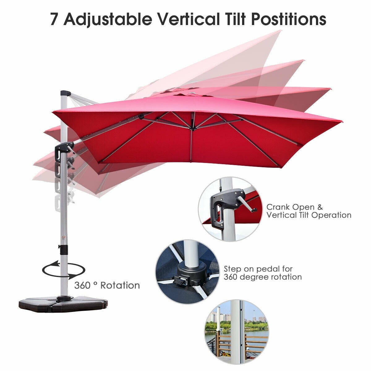 10 ft cantilever umbrella
