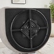 preview thumbnail 7 of 11, 33" Swivel Barrel Chair with Removable Cushion in Teddy Fleece Upholstery
