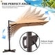 preview thumbnail 6 of 33, Outdoor Patio Umbrella 9 FT x 11 FT Cantilever-Offset Umbrella with No Base