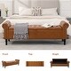 preview thumbnail 75 of 74, 67" Velvet Tufted Storage Bench for Bedroom End of Bed with Roll Arms