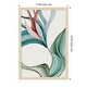 preview thumbnail 5 of 7, Amanti Art Dancing in Color by Alex Black Wood Framed Wall Art Print - Svelte Natural 17 x 25 in