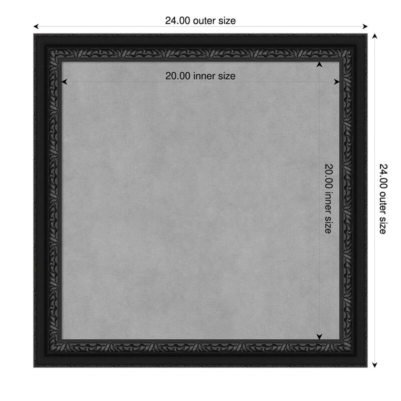 Amanti Art Downton Black Framed - 24 x 24 in