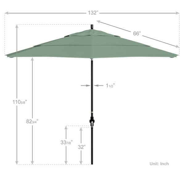 10ft solar led lighted patio umbrella w/ tilt adjustment 10ft Solar LED Offset Hanging Outdoor Market Patio Umbrella w/ Easy Ti   Amazingforless