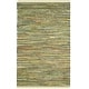 preview thumbnail 60 of 82, SAFAVIEH Handmade Rag Rug Bookem Casual Stripe Cotton Rug with Fringe 3' x 5' - Light Green/Multi - Rectangle