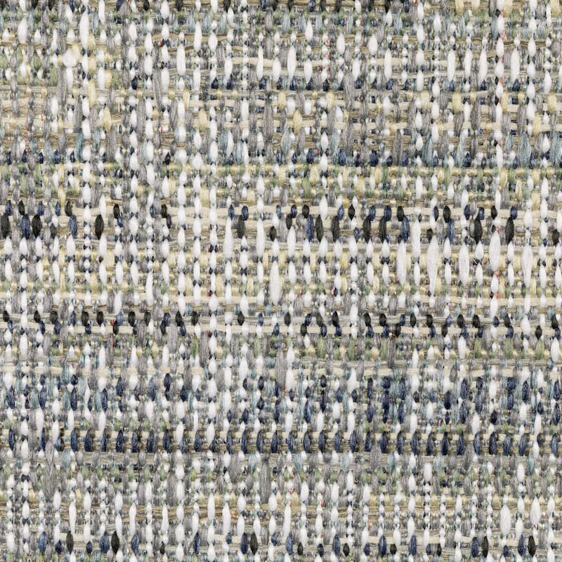 Vista Home Calla Contemporary Striped Blue/ Green Indoor/Outdoor Area Rug