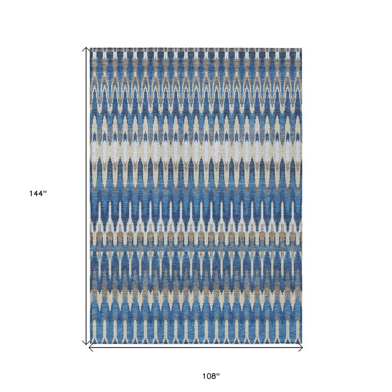 HomeRoots Southwestern Transitional Rectangle Outdoor Rug