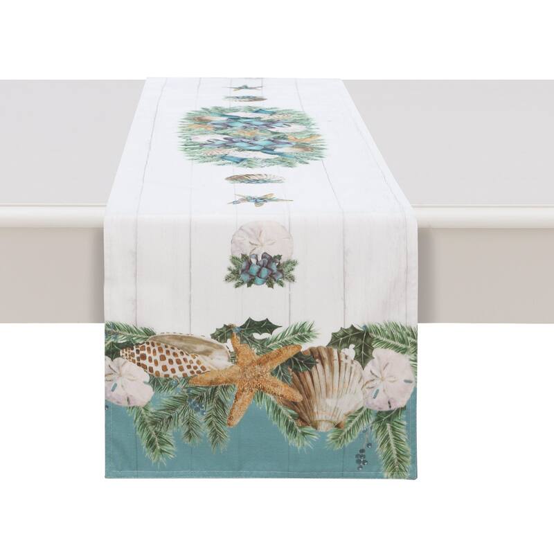 Christmas By The Sea Table Runner 72 - 13" x 90"