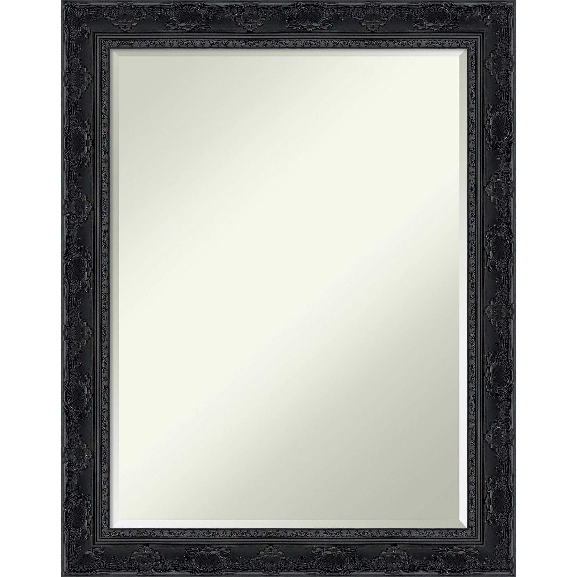 Filigree Half-Inch-Bevel Framed Wall Mirror