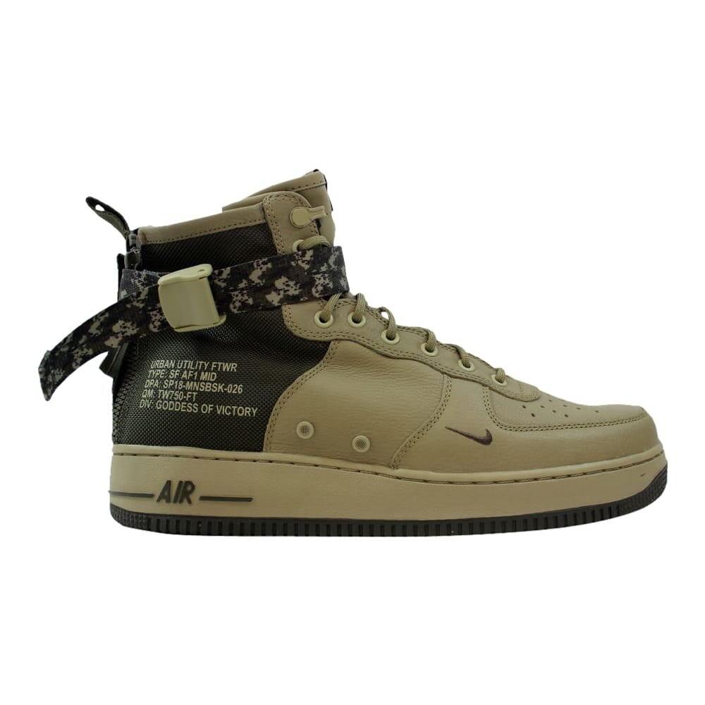 Shop Nike Sf Air Force 1 Mid Neutral Olive Cargo Khaki 917753 201 Men S Overstock 27339166