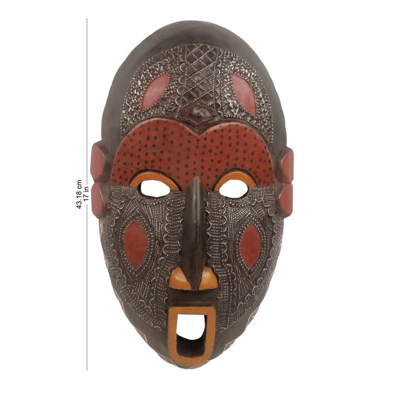 Handmade Dan Comic Paint and Aluminum Mask (Ghana)