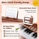 preview thumbnail 3 of 6, Mini 25 Keys Kids Piano Wooden Toy w/Music Stand