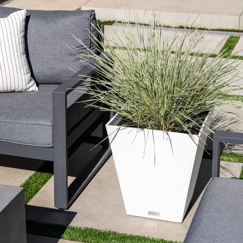 Pure Series Nobleton Planter - 22''Hx19''Wx19''W - White