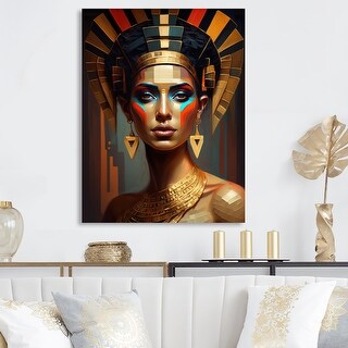 Designart 'Portrait Of Egyptian Goddess IV' Woman Fashion Photography ...