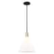 Option Matte White / Black Antique Brass