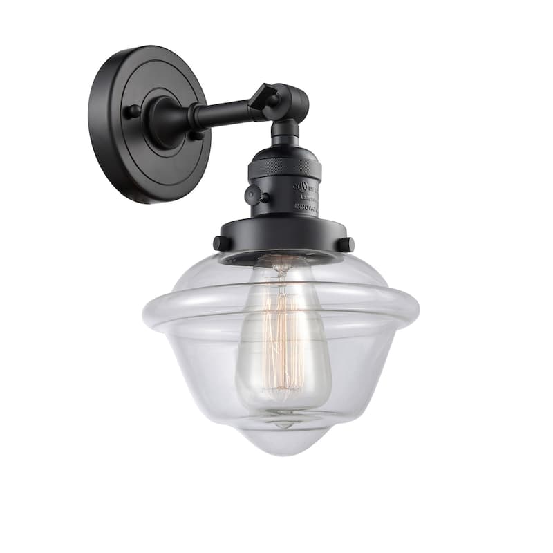 Innovations Lighting Small Oxford Single Light 12" Tall Bathroom