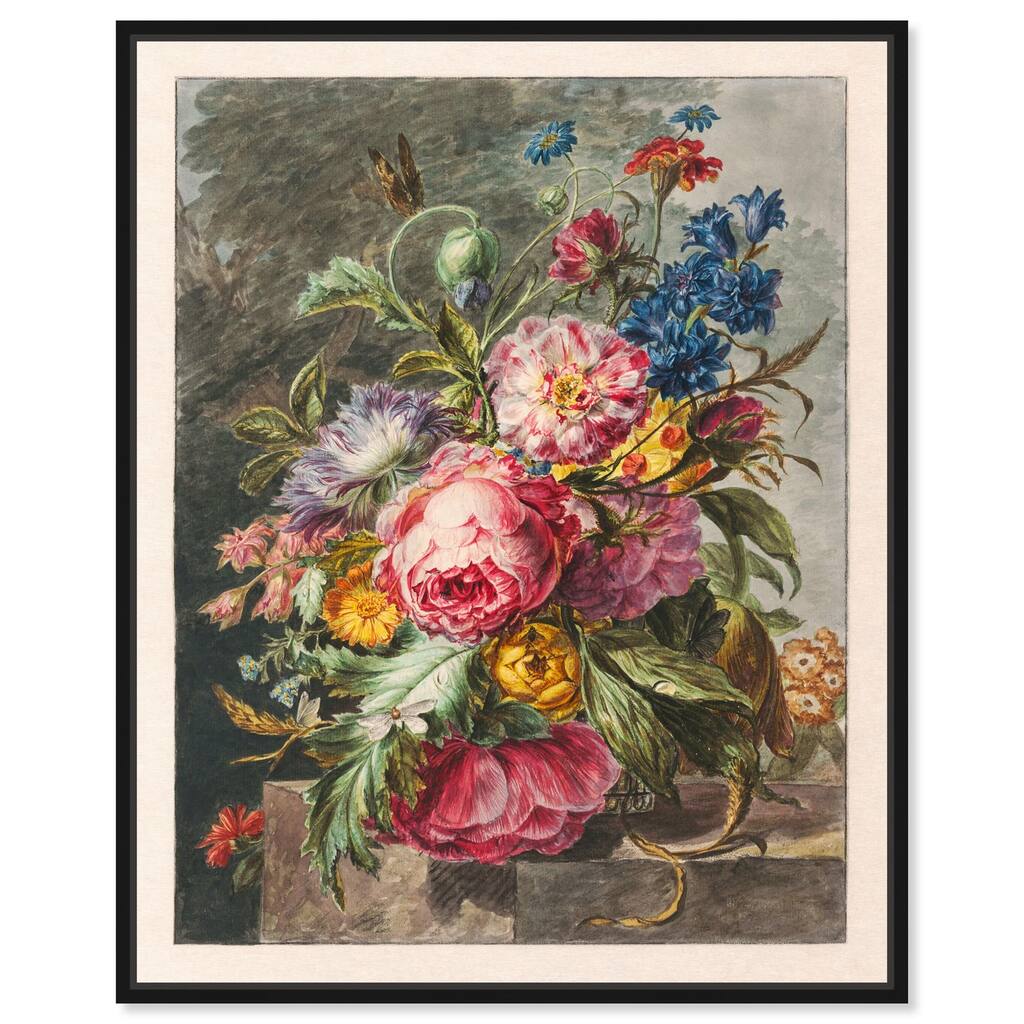 Stilleven Met Bloemen Canvas by Art Remedy