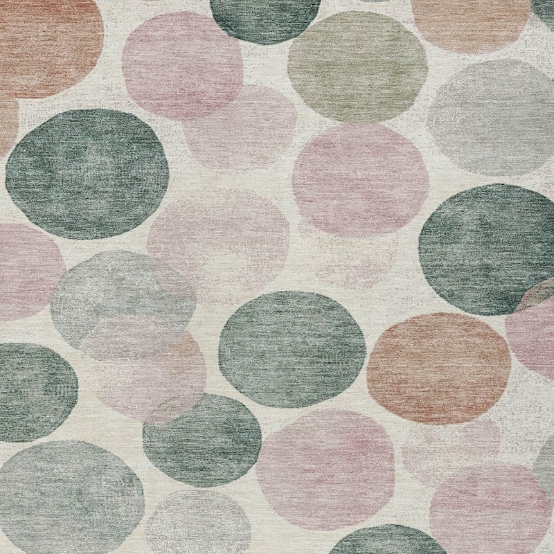 HomeRoots Geometric Transitional Rectangle Outdoor Rug