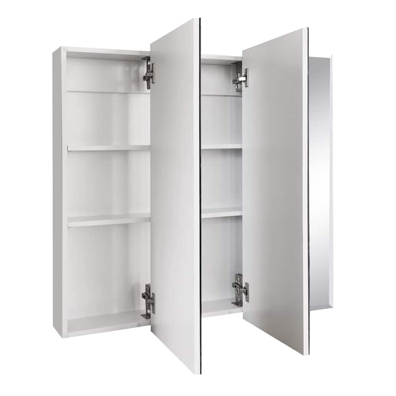Design House Cyprus 30-1/8" x 4-3/8" Frameless Mirrored Medicine