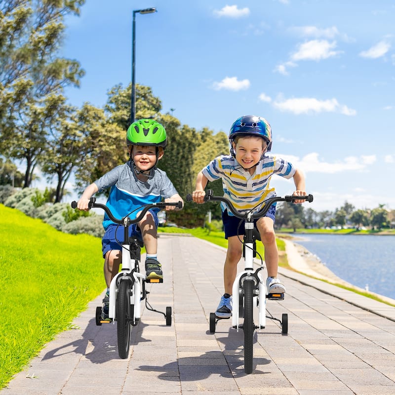 18 Inch Kid's Bike with Training Wheels and Coaster Brake
